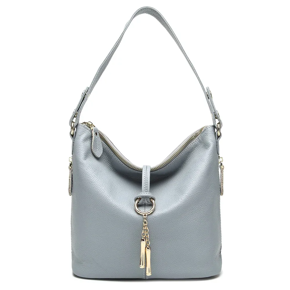 zency-sac à main élégant en cuir rouge pour femme, 100% group, hobo, charme, anneau, moyen, initié, jaune vif