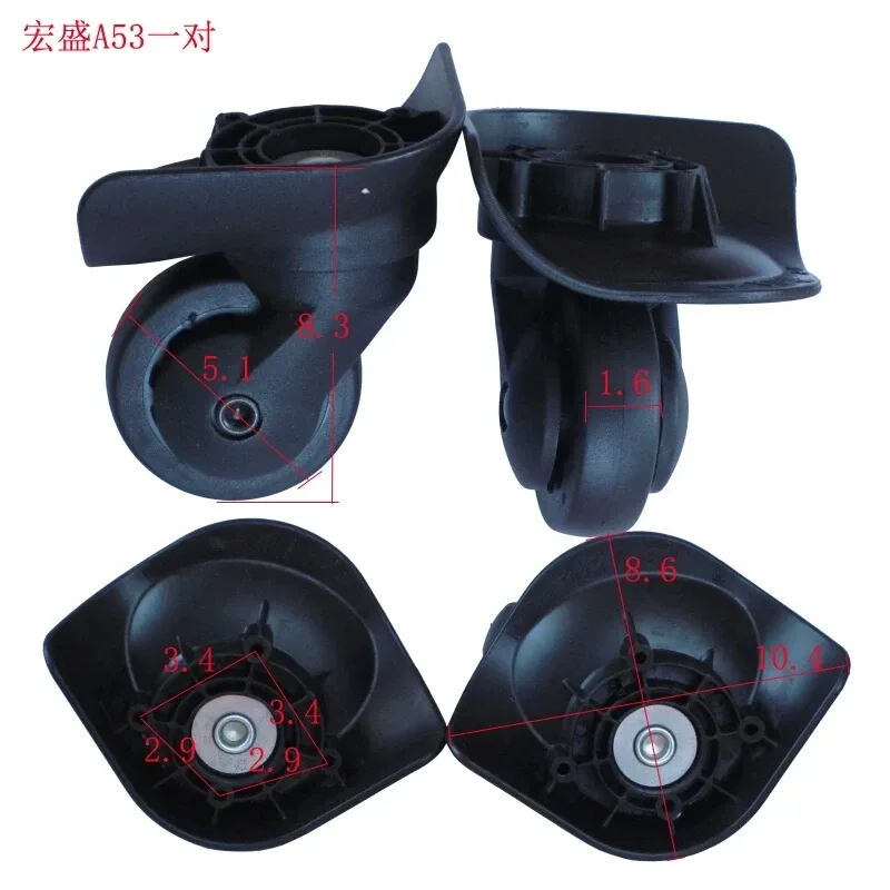 remplacement universel des roues de la valise, accessoires de sac à roulettes, réparation des roues de la valise, a08, a23, a35, a37, a52, a65, a84, a90