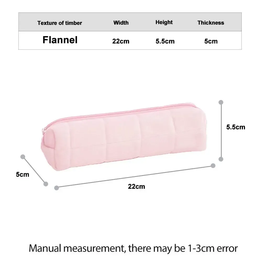 étuis à crayons cosmétiques-sac d'oreiller mignon de style japonais pochette cosmétique multifonctionnelle, sac de rangement de stylos sacs à main de maquillage pour femmes