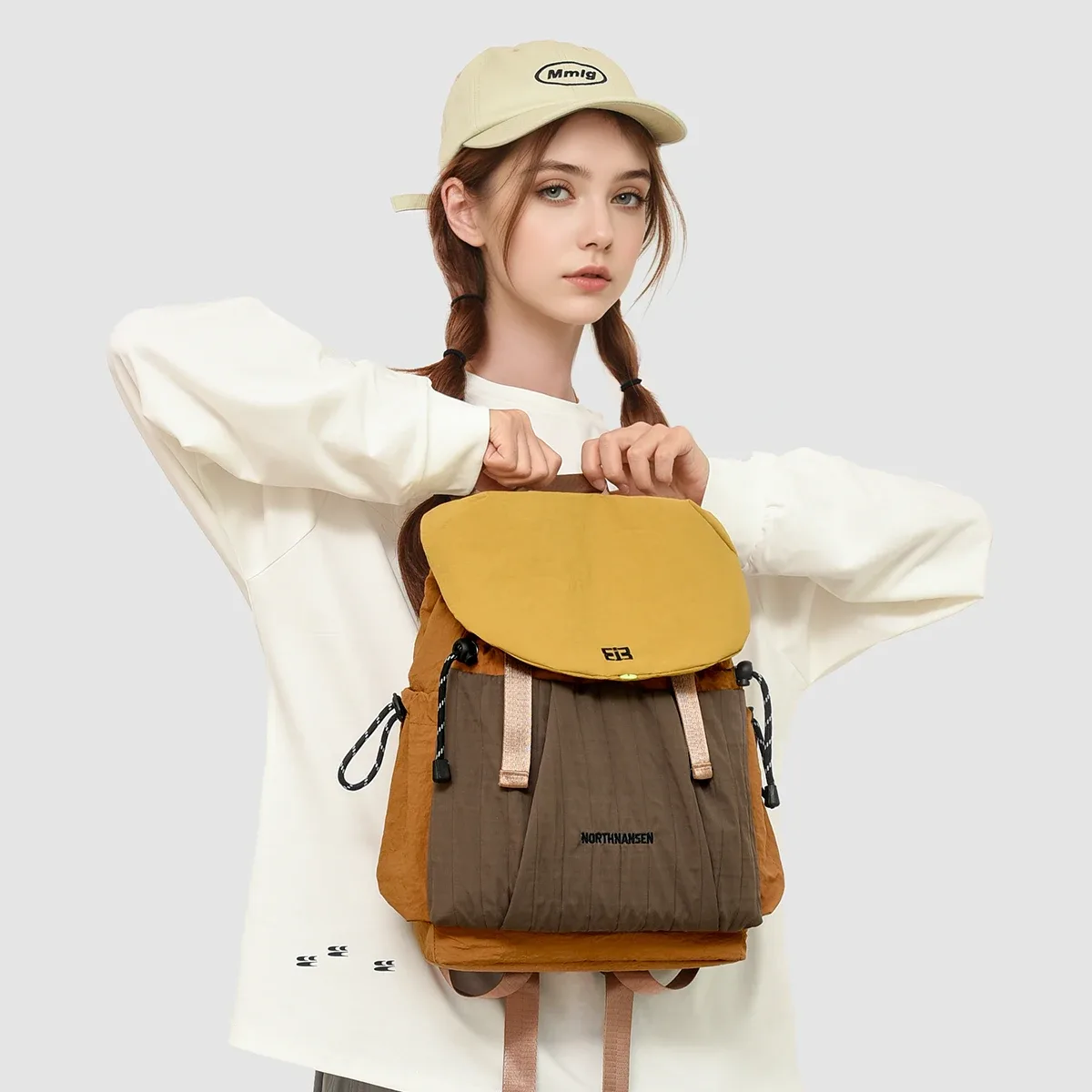Le sac à dos est léger, simple, polyvalent, grande capacité, sac à dos de voyage pour ordinateur, lycéen, lycéen, sac d'école pour étudiant, fille