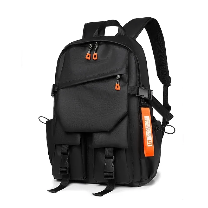 sac à dos de luxe pour hommes, sac à dos pour ordinateur portable 15.6 de haute qualité, sac de voyage étanche de grande capacité, sacs d'école à la mode pour hommes