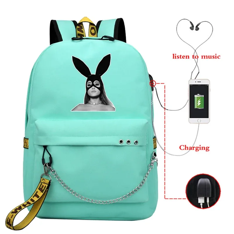 sac à dos ariana grande tendance pour filles, sac d'école pour adolescentes, sacs à dos de voyage pour femmes, sac à dos de randonnée assorti avec tout