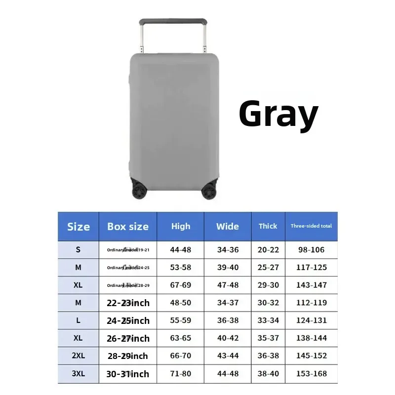 housse de bagage de voyage sportive épaissie pour tige de traction large, housse de protection spécialisée anti-poussière pour valise et étui en cuir