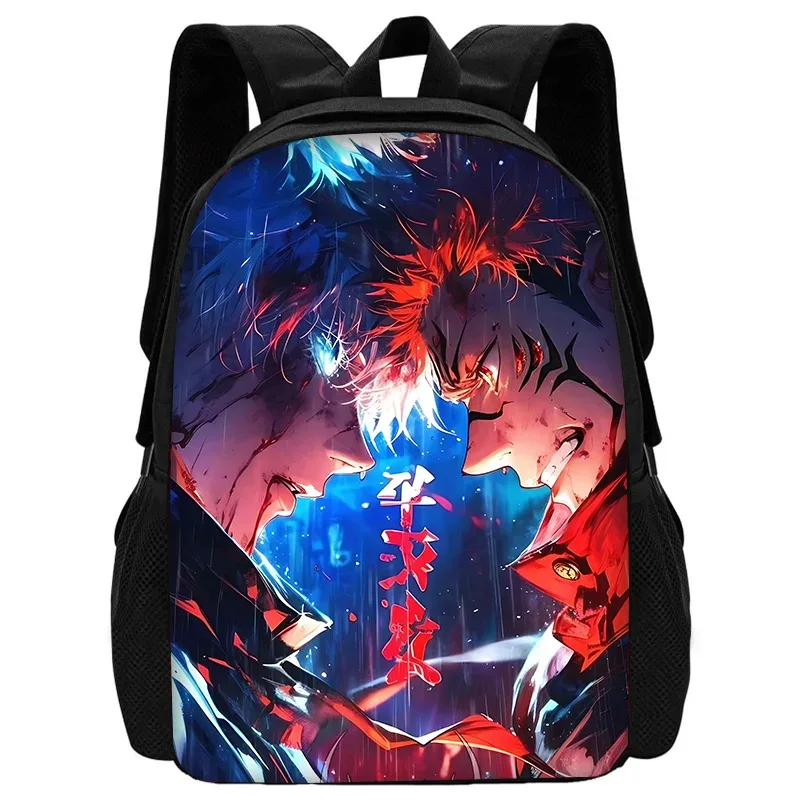sac à dos d'école pour enfants, anime j-jujutsus k-kaisens, avec sacs à déjeuner, sacs à crayons, sacs d'école pour garçons et filles, meilleur cadeau