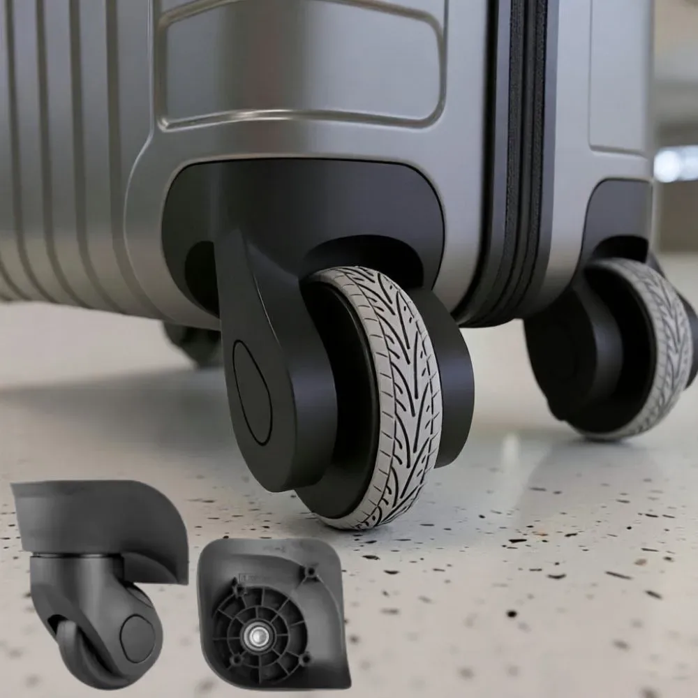 roue de remplacement universelle pour valise de voyage, accessoires de valise, roue de valise en caoutchouc de haute qualité résistante à l'usure