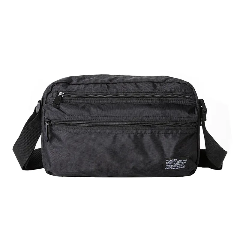 sac à bandoulière minimaliste pour hommes, sac messager d'inspiration japonaise, durable imperméable, voyage et usage quotidien, unisexe