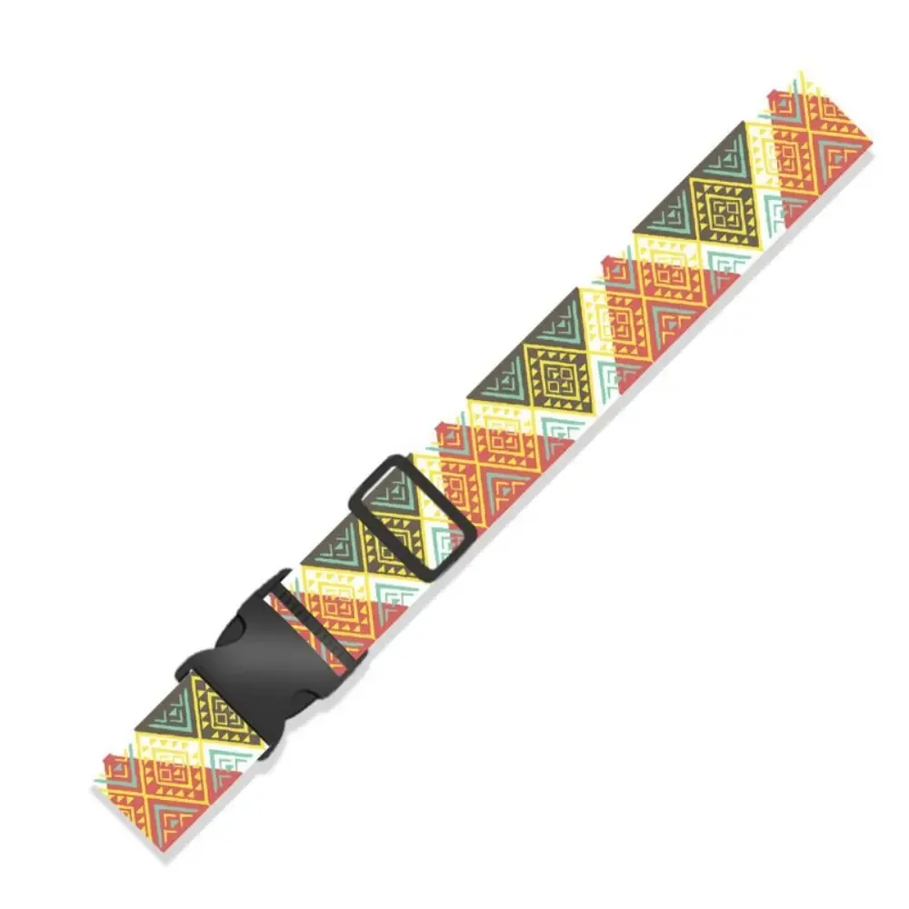 ceintures bagages multicolores abs geometrie noirs bleus roses kaki rouges gris beiges voyage sécurité valises