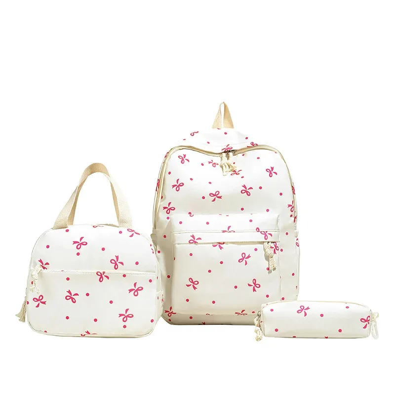 1 ensemble de sacs à dos 3 en 1 pour femmes, étudiantes, grande capacité, sac à dos de voyage décontracté, sac à dos élégant et polyvalent pour ordinateur portable, pour l'école