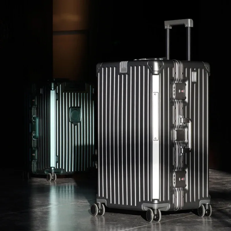 valise ko-ku de grande taille 32 pouces, cadre en aluminium épaissi, bagage de voyage d'affaires 20 pouces, valise de voyage 26 pouces sur roulettes avec serrure tsa