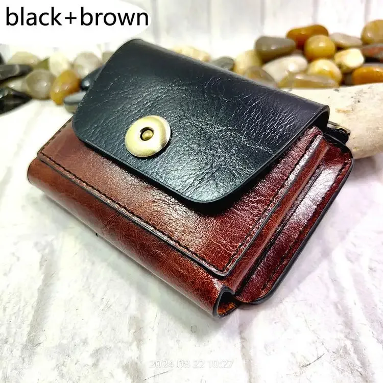 blongk – sac de ceinture en cuir à fermeture éclair pour homme, sacoche multifonctionnelle pour permis de conduire, porte-cartes, pochette pour clés de voiture lfkhd