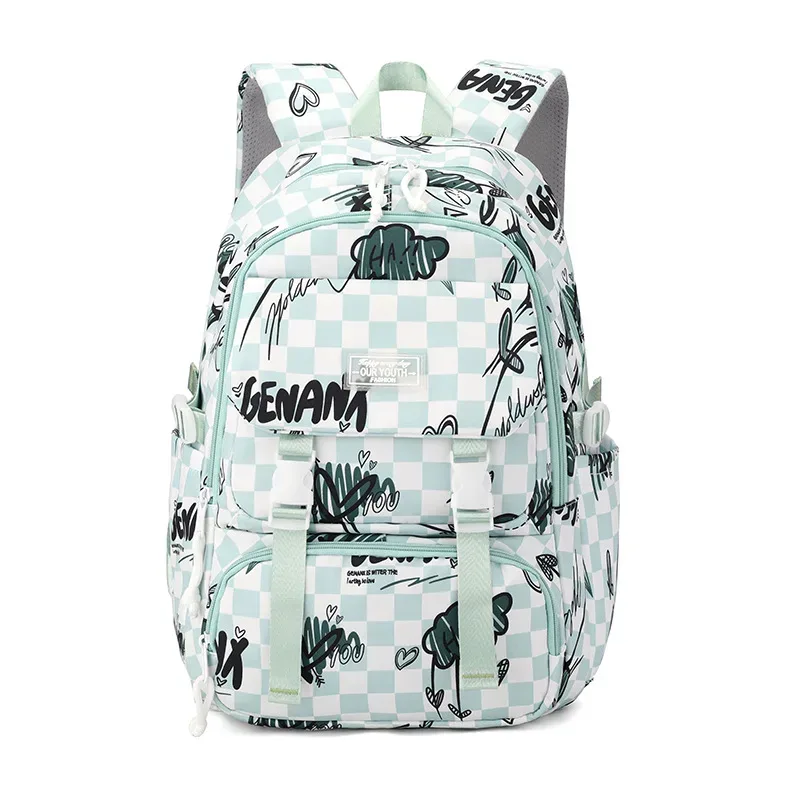 sacs à dos pour filles impression nylon sacs d'école primaire imperméables grade 1-6 grande capacité sac à bandoulière pour enfants mochila escolar
