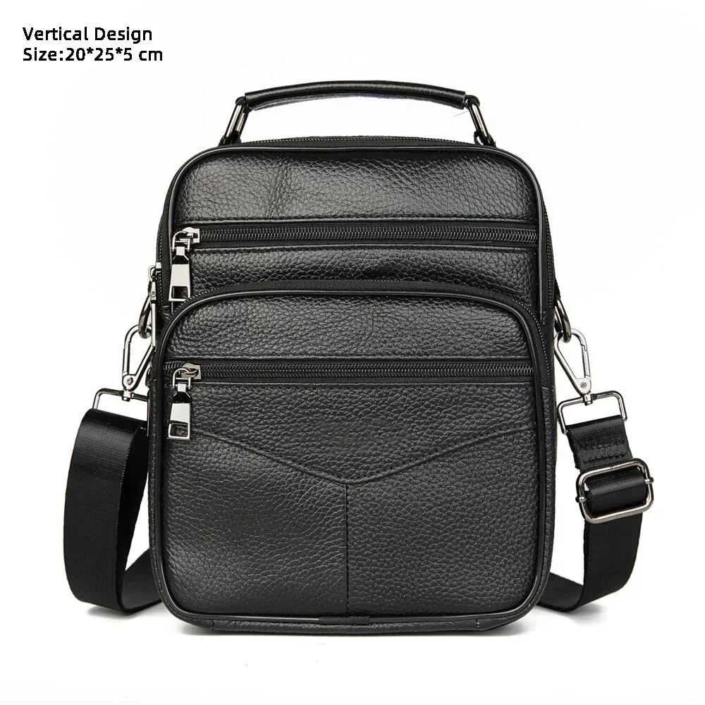 mode chaude hommes sacs de messager sacs à main en cuir véritable pour homme marque de luxe mâle sac à bandoulière pour mini pad garçon sac à bandoulière