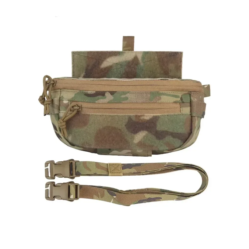 pochette d'accessoires pour gilet tactique, pack d'extension, double usage, sac abdominal inférieur multifonction, sac à bandoulière simple