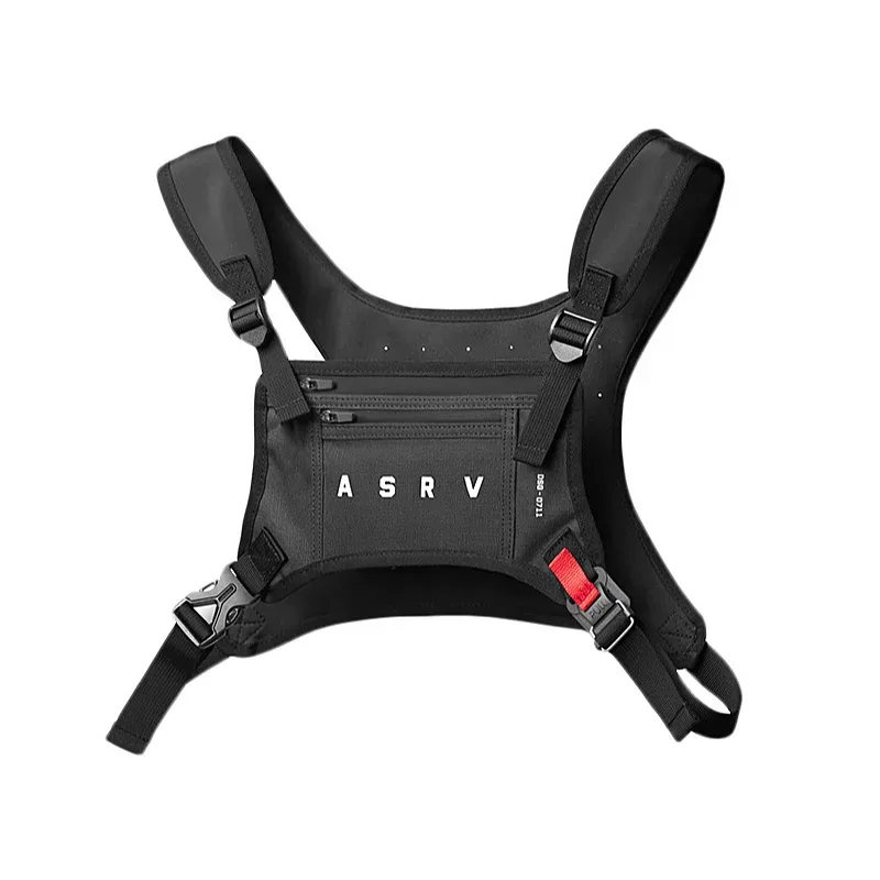 sac de poitrine tactique multifonctionnel pour homme, sac de sport et de fitness d'extérieur, sac de téléphone réfléchissant étanche, sacoche de poitrine décontractée pour homme