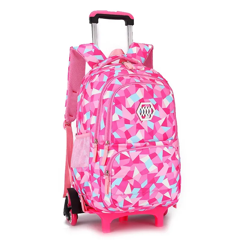 sacs à dos d'école à roulettes pour enfants, sacs à roulettes, sac d'école étanche pour adolescentes, sac de voyage à roulettes pour enfants