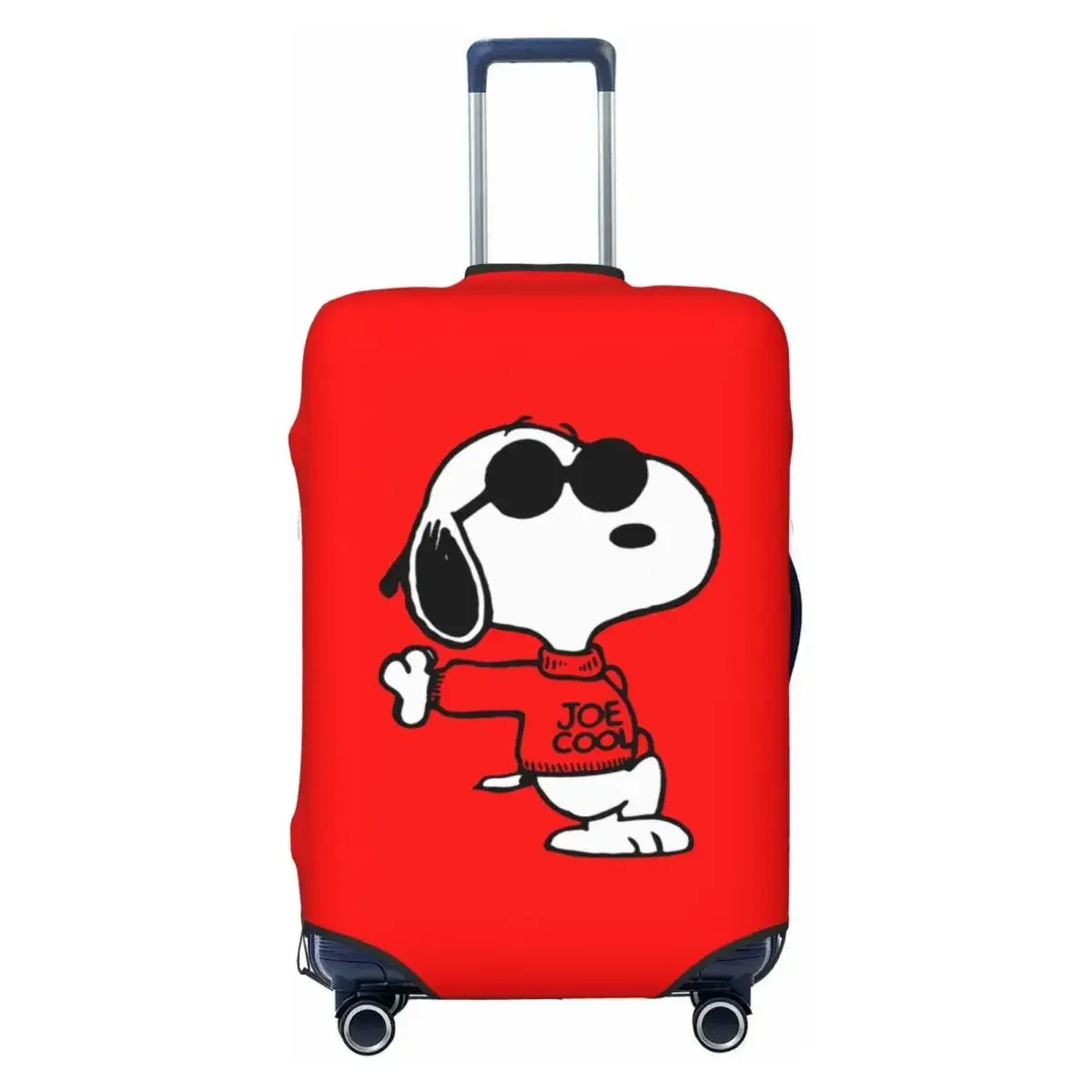 housse de valise durable et lavable, motif chiens mignons, haute élasticité, convient aux bagages de 18 à 32 pouces, anti-poussière pour les voyages en avion et en voiture