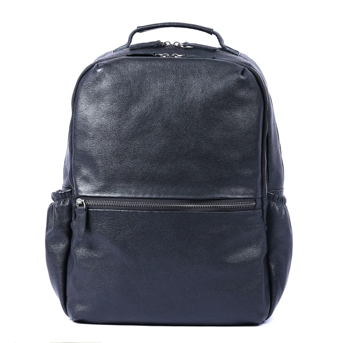 sac à dos décontracté en cuir véritable pour hommes, sacoche pour ordinateur portable, sac de voyage en cuir de vache de première qualité, style preppy à la mode