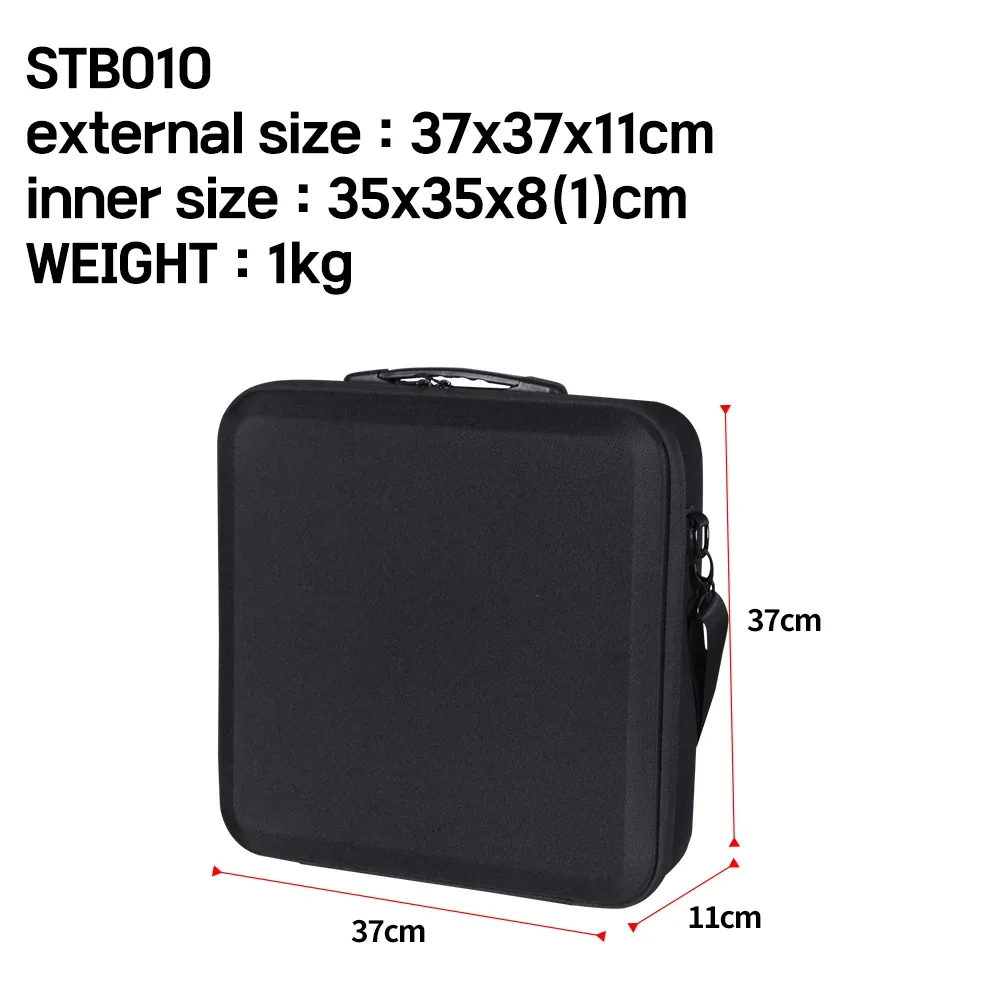 stb010 37x37x11cm étui de sécurité en eva sac multifonctionnel sac de rangement multi-usages avec poignée boîte utilitaire boîte à outils sac de rangement pour accessoires