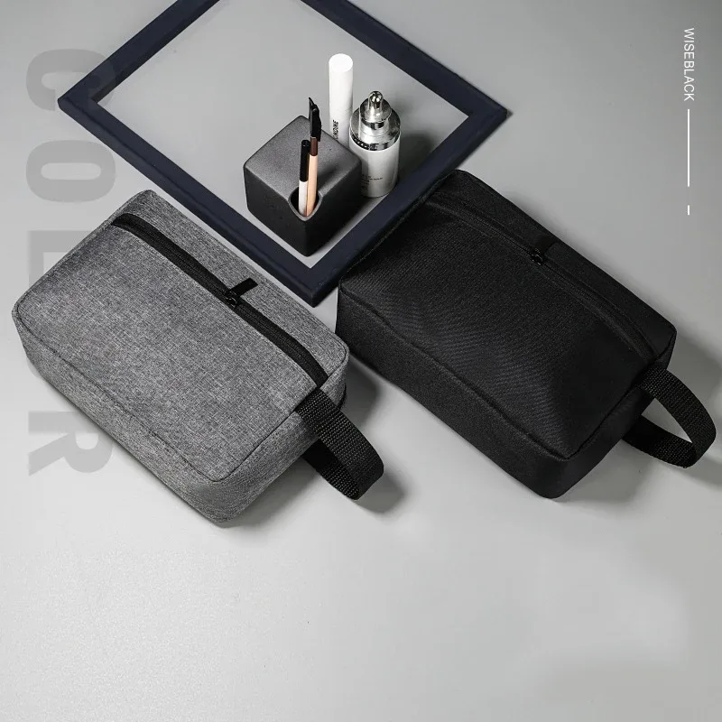 trousse de toilette de voyage pour hommes et femmes, trousse de maquillage étanche pour dames, trousse de beauté, sac à main en poudre lavante, étui cosmétique, livraison directe