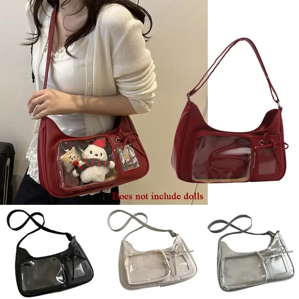 y2k harajuku sac à bandoulière femmes coréen transparent ita sac école sac à bandoulière femme japonais concepteur preppy sac à main sac à main