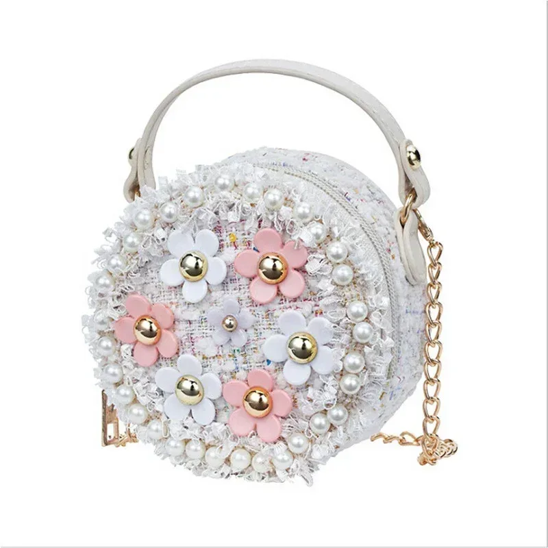 sac à bandoulière princesse pour femmes et petites filles, joli sac à fleurs pour enfants, sac messager pour bébé, initié, tout-petit, nouveau