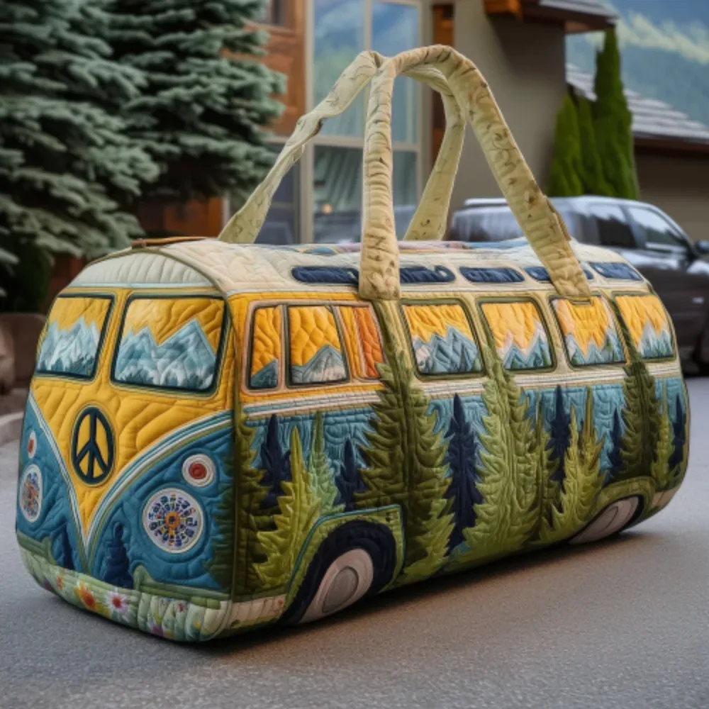sac de voyage matelassé à bandoulière réglable, grande capacité, sac fourre-tout, sac de voyage matelassé 3d, sac à main pour courtes distances