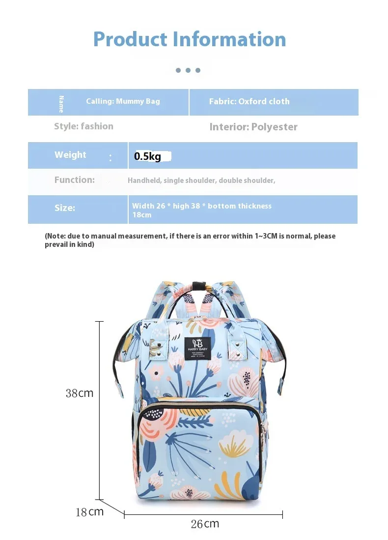 sac à dos à couches imperméable pour maman, sac à couches de grande capacité, sac à dos de voyage multifonctionnel pour bébé garçon et fille