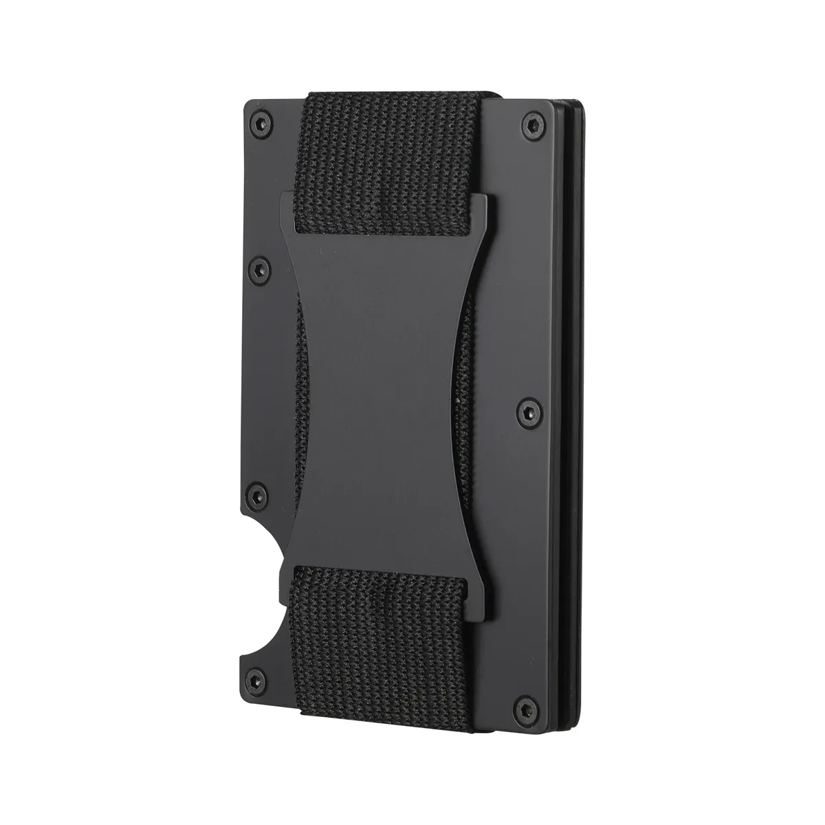 porte-cartes fin avec protection rfid, de haute qualité, pour hommes et femmes, portefeuille en aluminium, pochette arrière élastique, étui pour cartes d'identité et de crédit, sac de voyage unisexe