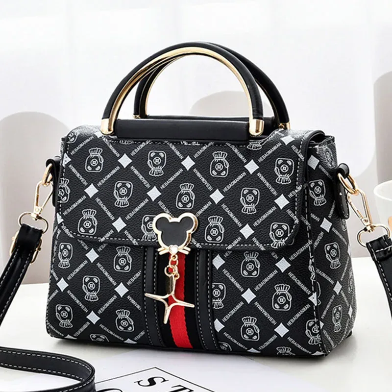 nouveau sac à bandoulière pour femme, sac fourre-tout de luxe, sac à main de créateur, sac à main en cuir imprimé monogramme, sac à bandoulière unique