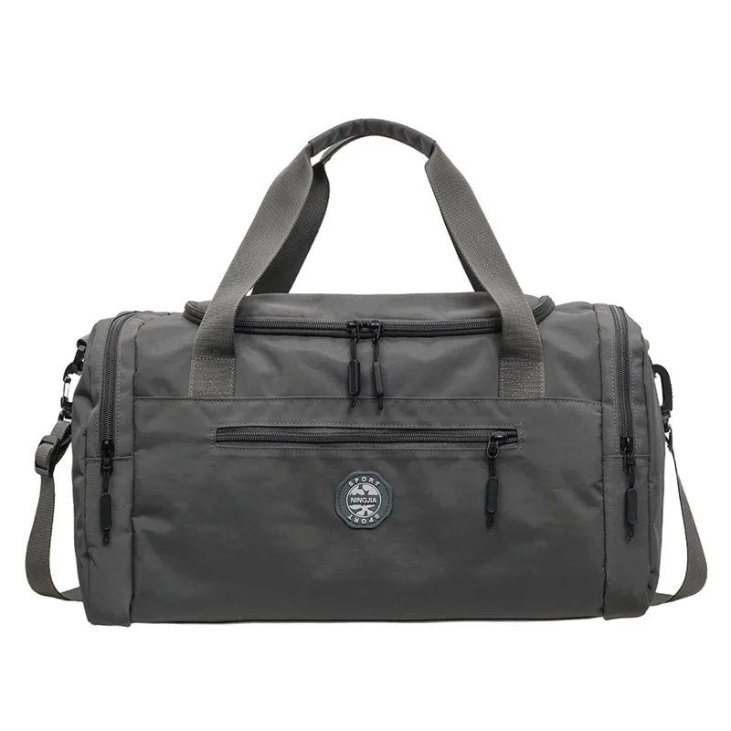 sac de voyage de grande capacité, sac de sport avec plusieurs compartiments, sangle réglable, idéal pour les voyages, les sports de plein air, le camping