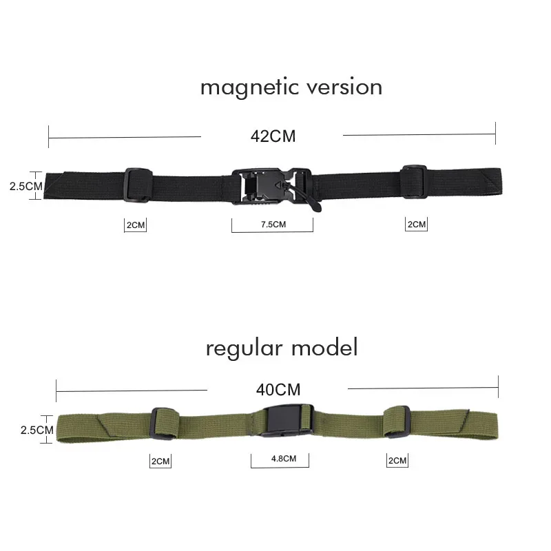 sac à dos magnétique, sangle de poitrine facile, sangle détachable, sangle d'épaule réglable, sac tactique de camping en plein air, accessoires