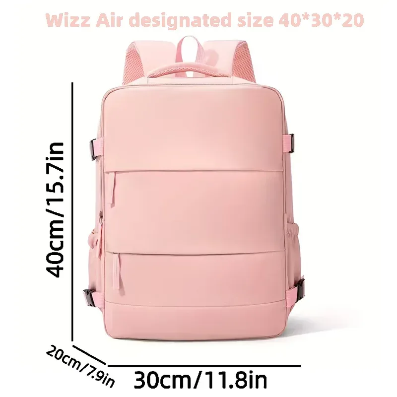 sac à dos de voyage extra large - bagage cabine approuvé par les compagnies aériennes - sac à dos multifonctionnel pour ordinateur portable pour les vols économiques de wizz air et easyjet