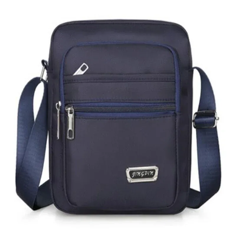 2025 hommes sac à bandoulière en nylon sac de messager décontracté en nylon poche à glissière sac à main mode fourre-tout voyage mâle sacs à bandoulière nouveau