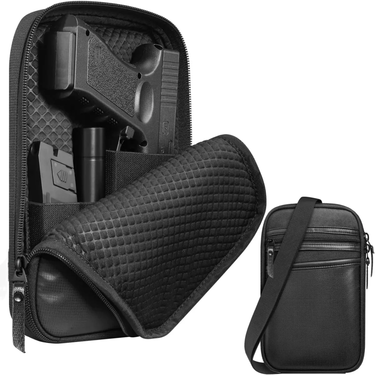 sac à bandoulière tactique d'extérieur, sac de rangement multifonctionnel, sac à pistolet diagonal, sac à bandoulière tactique, étui à arme portable dissimulé
