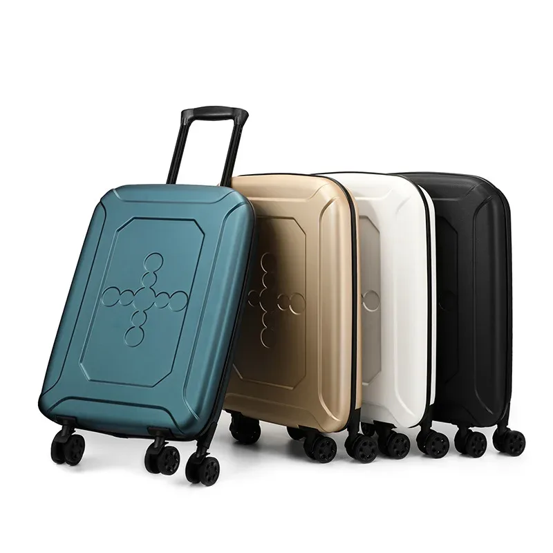 valise de voyage à roulettes pour hommes, chariot à roulettes universel, boîte pc, bagage à roulettes pliant, bagage léger à fermeture éclair, étui d'affaires, nouveau design