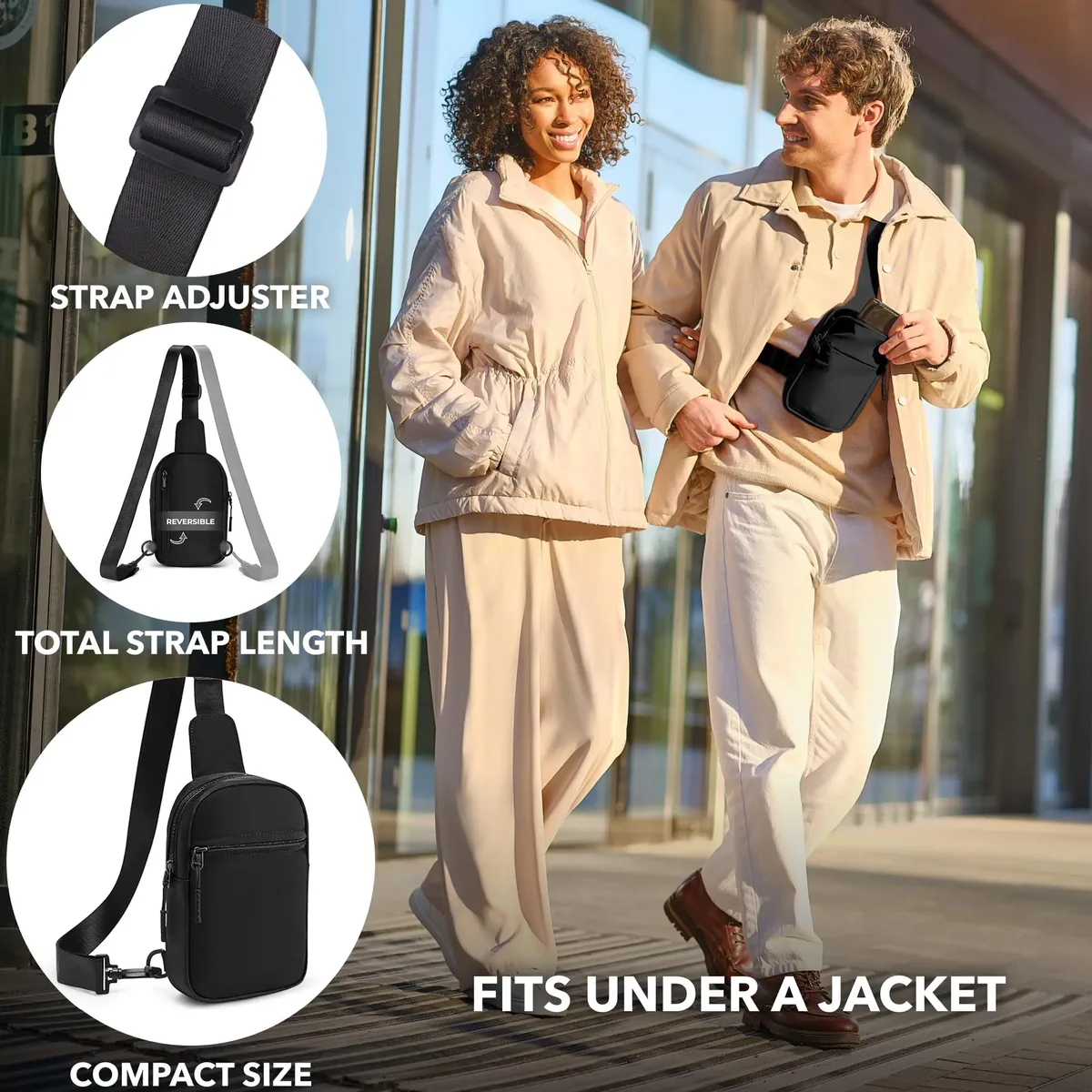 sac de poitrine pour femmes, mini pochette légère unisexe, sac à bandoulière pour sport en plein air, course à pied, voyage, sac décontracté