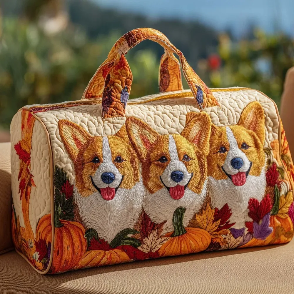 sac de voyage matelassé à bandoulière, matelassage 3d, grande capacité, sac à main pour courtes distances, sacs fourre-tout, motif animaux