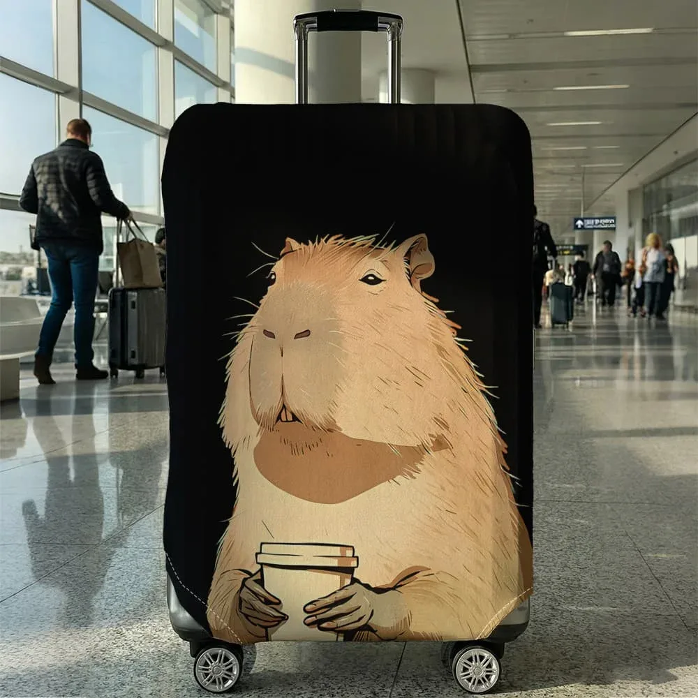 housse de protection pour bagages à motif animal, ensemble adapté aux bagages de 18 à 32 pouces, housse de poignée de valise, accessoires de voyage