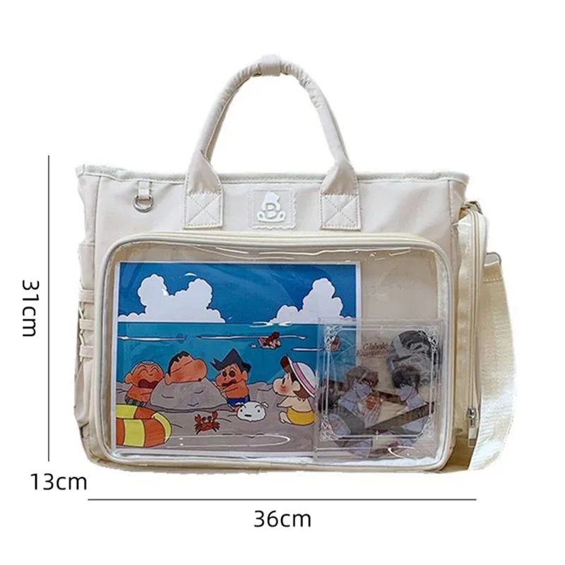 sac à dos carré à la mode pour femmes, sac à bandoulière transparent multifonctionnel, grande capacité, fourre-tout de sortie quotidienne, sacs à main mochilas