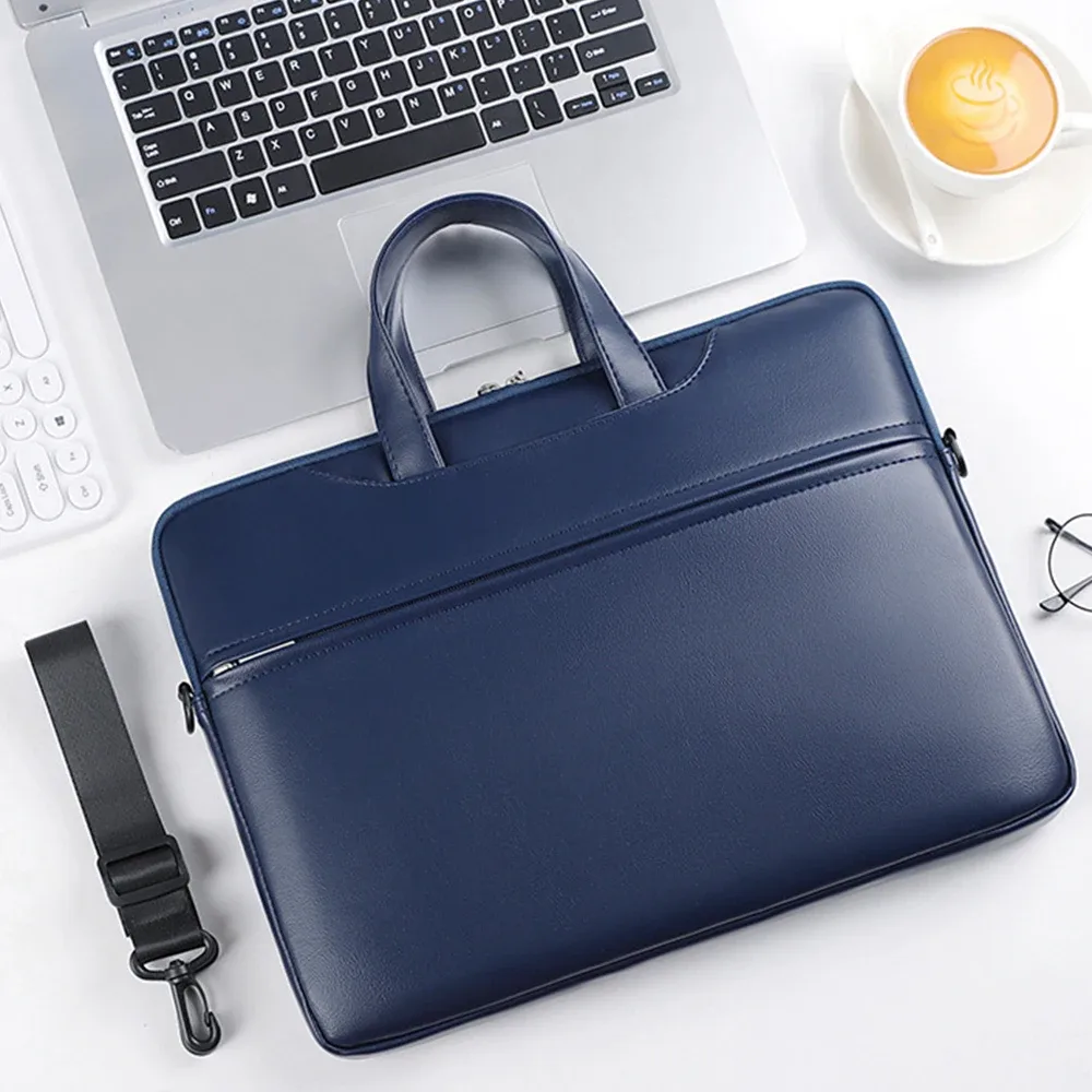 sac à ordinateur portable simple pour homme d'affaires, sac à main de luxe en cuir pu grande capacité pour femme, sac bandoulière personnalisable avec initiales diy