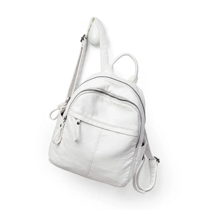 sac à dos femme sac dame mode sacs à dos esthétiques mignon petit sac à dos sac en cuir sac blanc sac décontracté antivol sac à dos