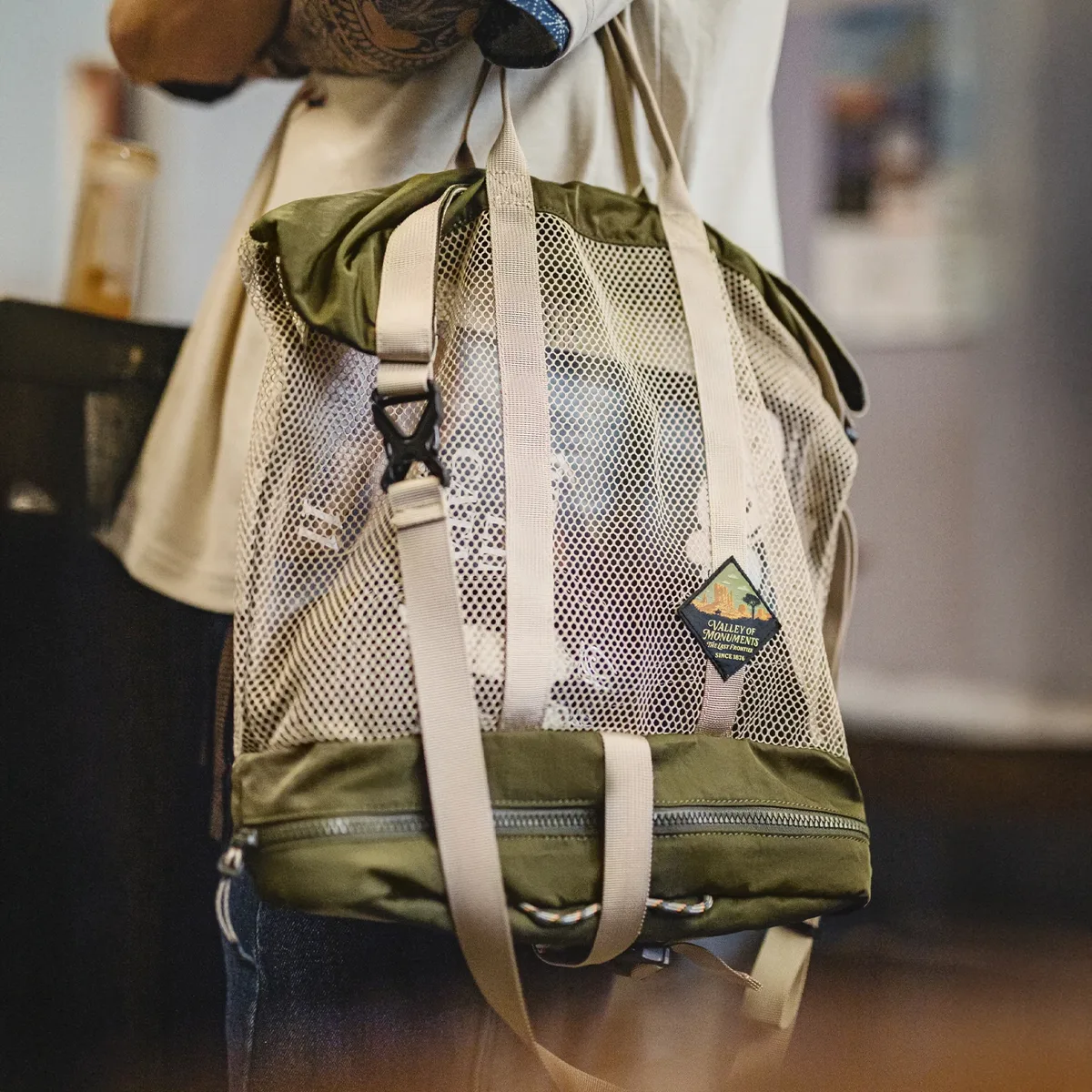 sac de pêche multi-usages maden pour homme, style workwear américain, pliable 2-en-1, sac bandoulière et fourre-tout grande capacité, sac messager décontracté pour l'extérieur
