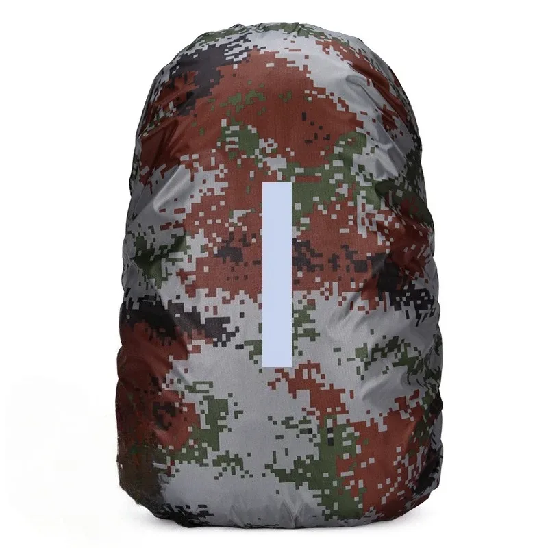 housse de pluie pour sac à dos de randonnée en plein air 20l 35l 45l 60l 70l 80l, housse imperméable pour sac de trekking, housse anti-poussière réfléchissante