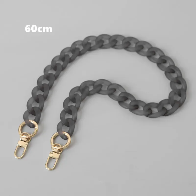 chaîne métal gris boucles dorées sac marron noire accessoire voyage bandoulière rechange modèle luxe