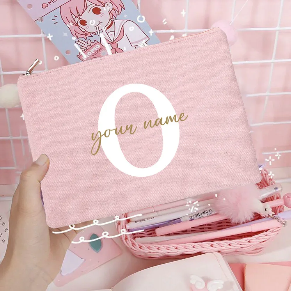 sacs à cosmétiques de demoiselle d'honneur avec nom personnalisé, trousse de maquillage pour filles, pochette de toilette de voyage, cadeaux d'anniversaire de mariage pour elle