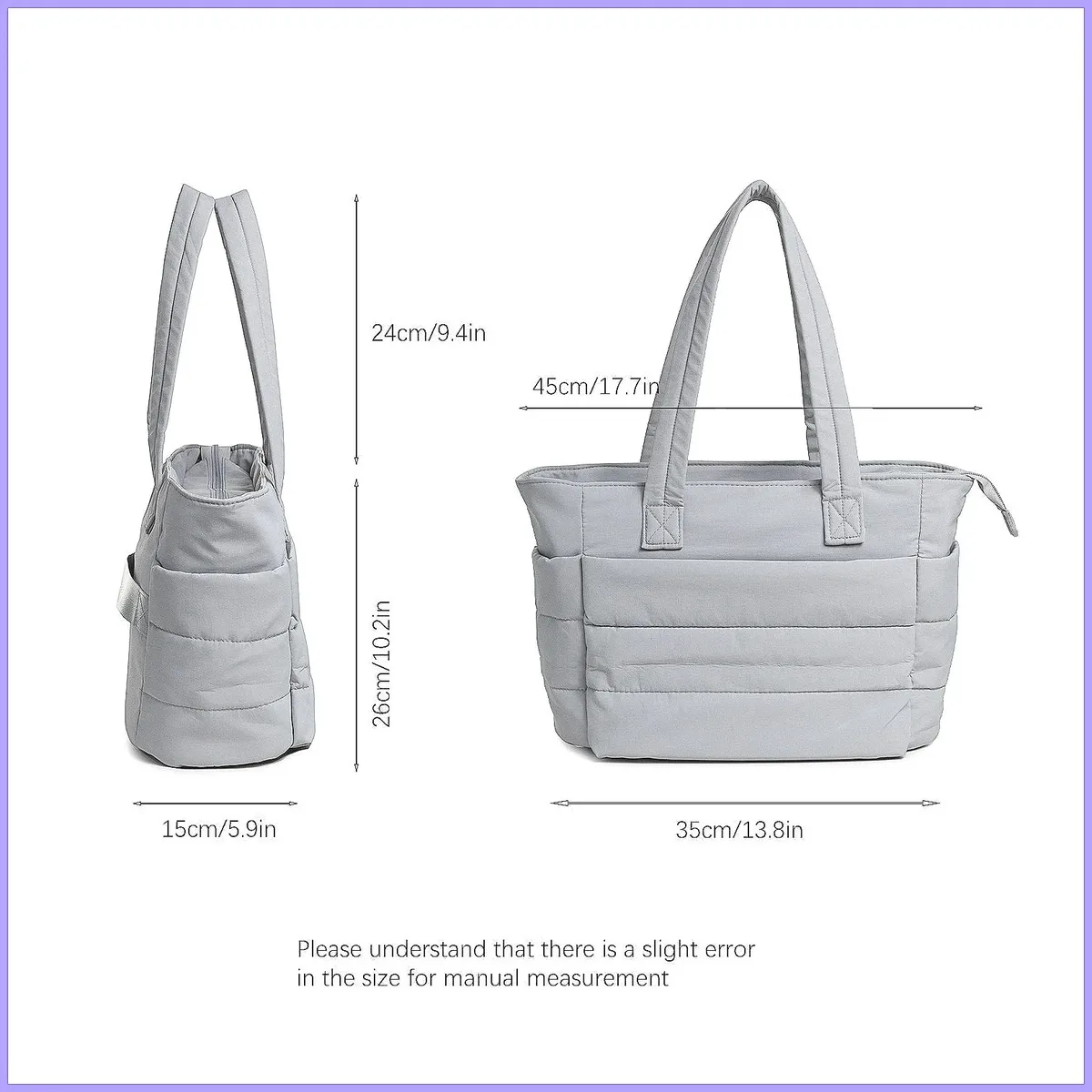 sac à bandoulière léger et moelleux pour femme, sac fourre-tout portable pour voyage, fitness, travail, décontracté, sac à l'épaule, tendance transfrontalière