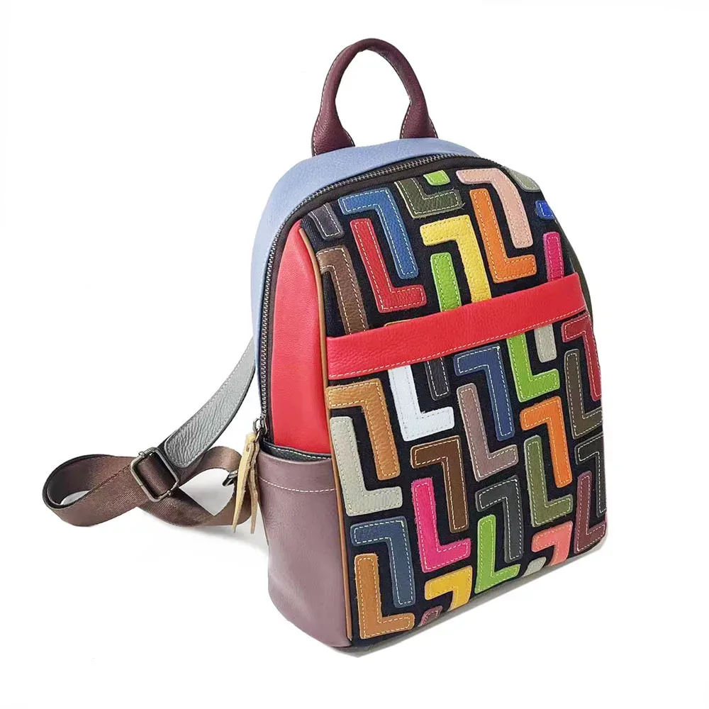 sac à dos vintage en cuir véritable pour femme, cartable de voyage antivol pour dames, nouvelle collection 2025