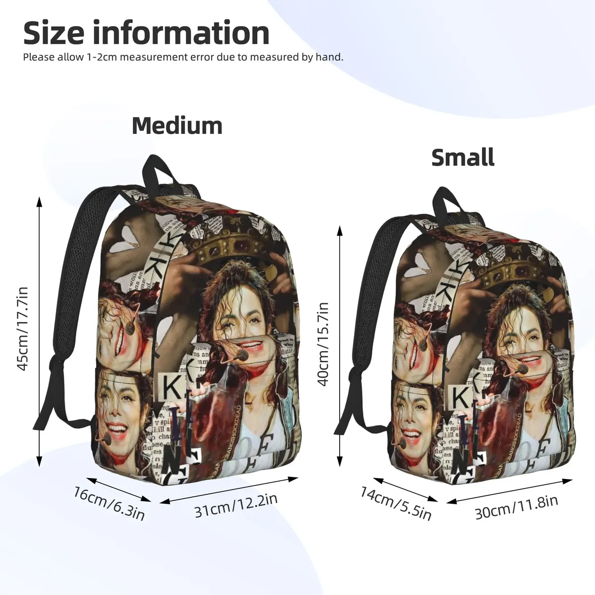sac à dos michael jacksons musical movie 2026 pour hommes et femmes, sac à dos d'école secondaire, sac à dos professionnel, sacs en toile pour ordinateur portable, sport