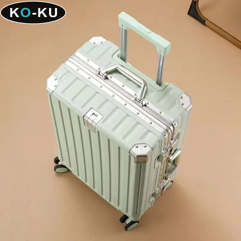 ko-ku 20-30 pouces mise à jour cadre en aluminium chaud valise de grande capacité bagages populaires sac de voyage embarquement valises à main