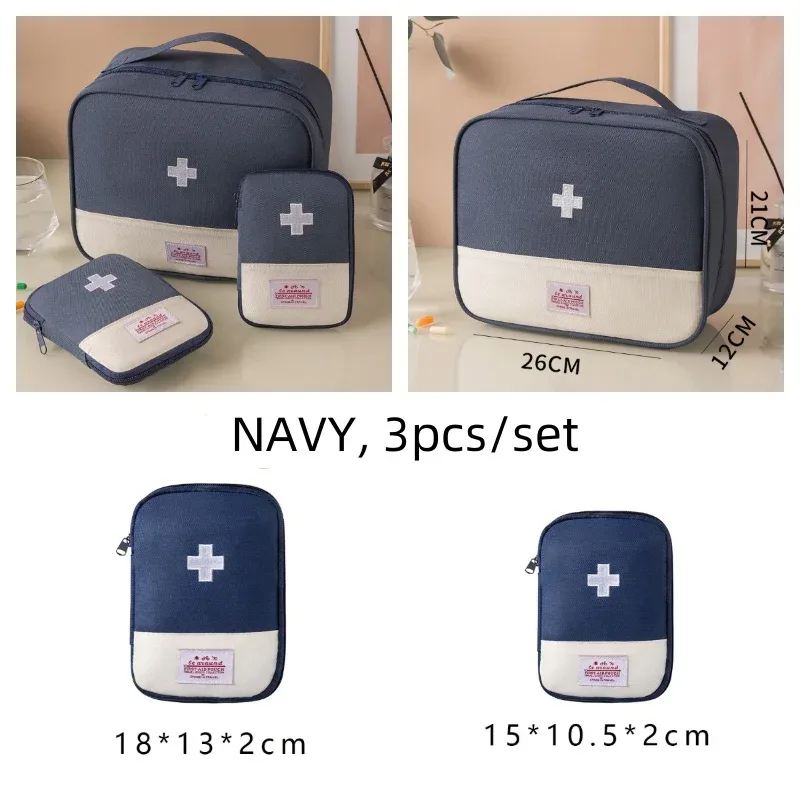 sac médical portable pour voyage d'affaires, kit d'urgence en plein air, petit sac à médicaments portable, sac de rangement à domicile